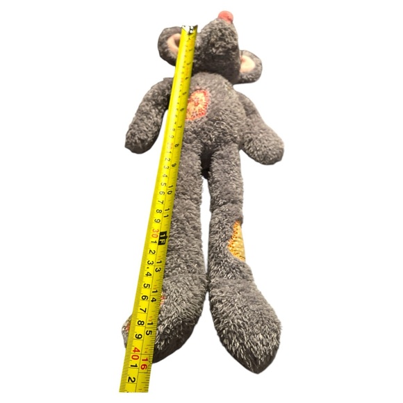 AURORA Lolly Gagz Mouse 15" Plush Toy Stuffed Animal Gray Patches Dangle Legs - Picture 7 of 7